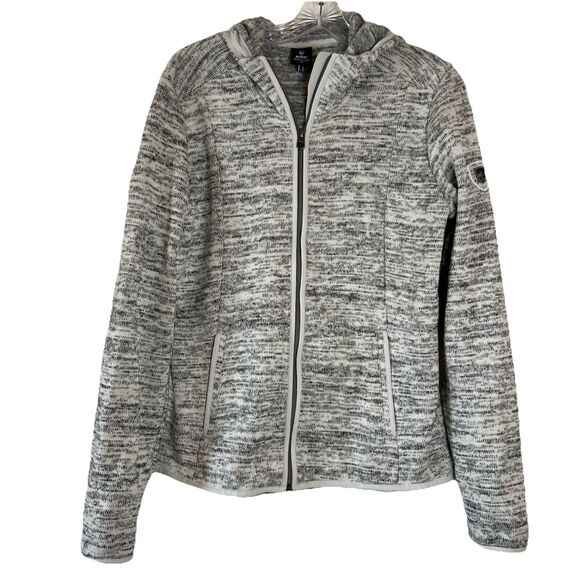 KUHL ASCENDYR 1/4 Half Zip Fleece Jacket  With Good Ash Gray Womens Size Medium - Picture 1 of 10